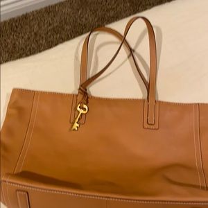 Fossil leather bag
